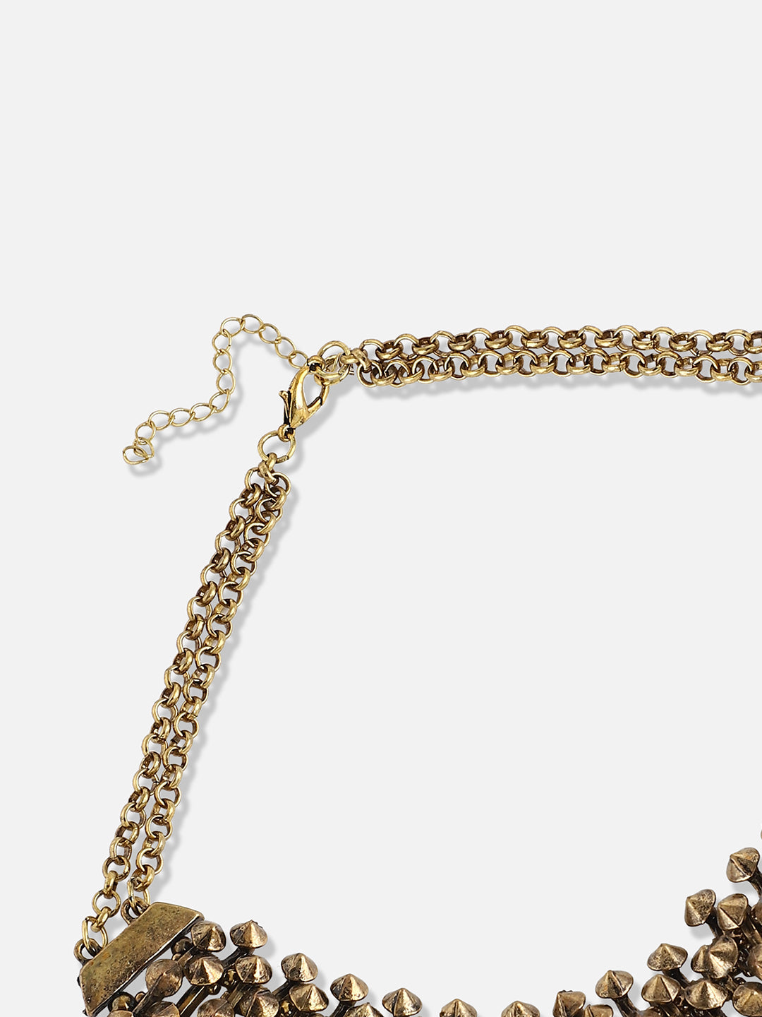 Gold Plated Designer Stone Party Necklace