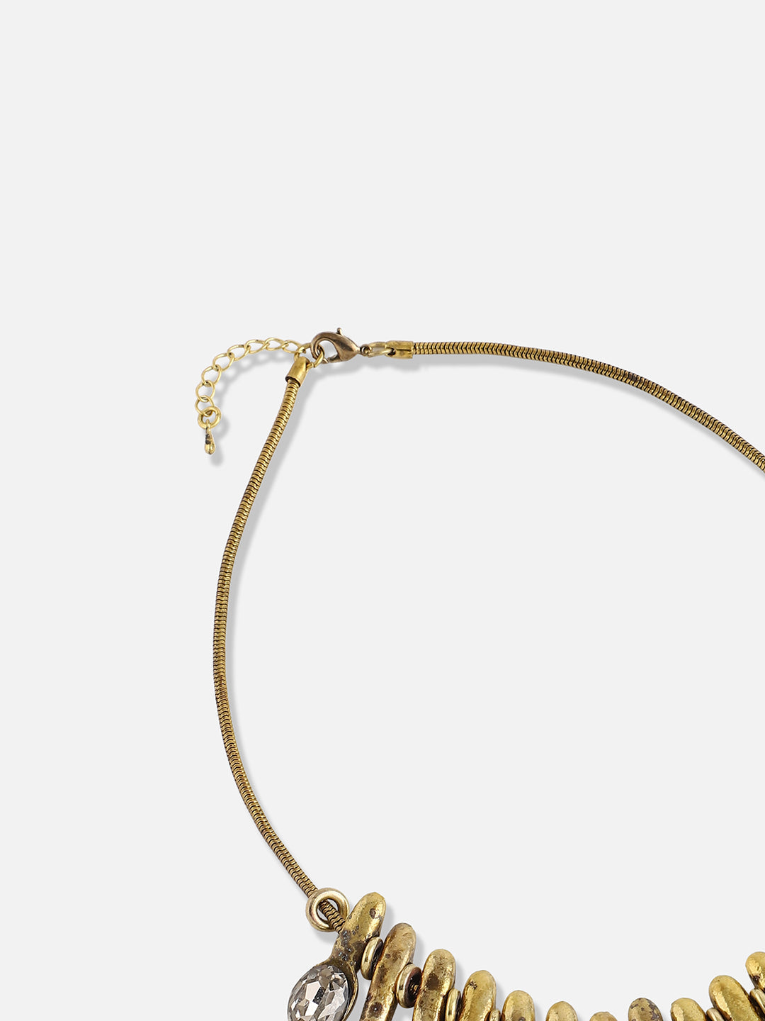Gold Plated Designer Stone Party Necklace