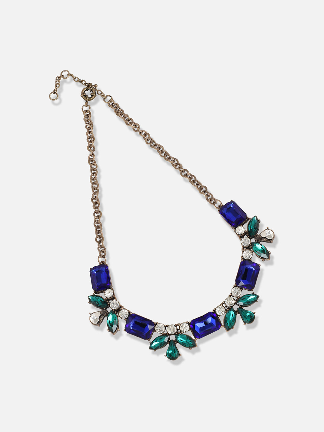 Gold Plated Designer Stone Party Necklace