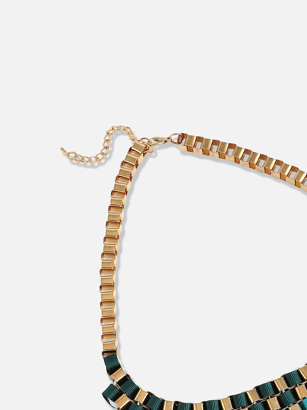 Gold Plated Designer Stone Party Necklace
