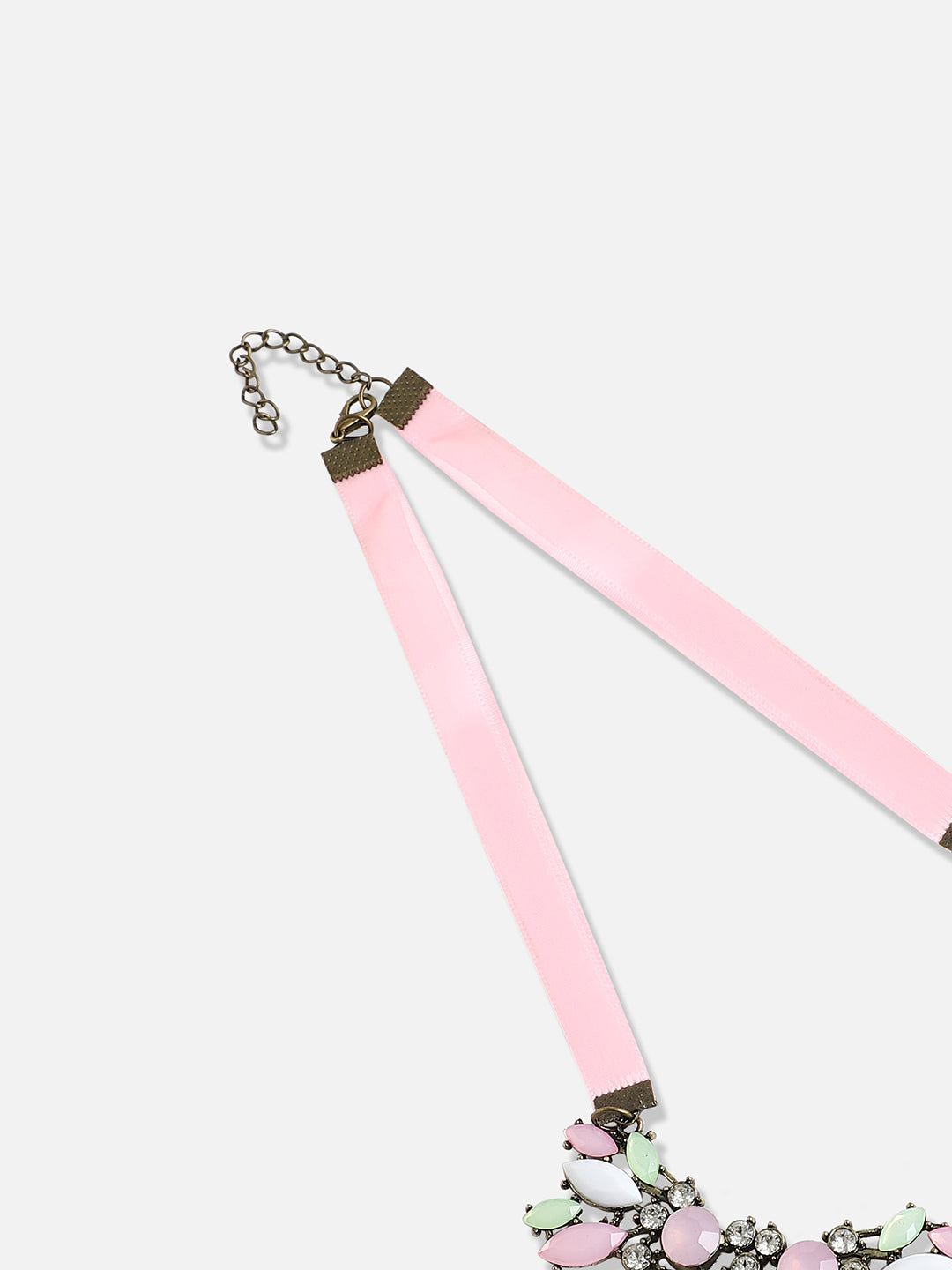 Gold Plated Designer Stone Party Necklace