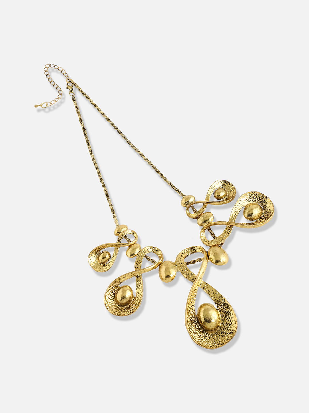 Gold Plated Designer Stone Party Necklace