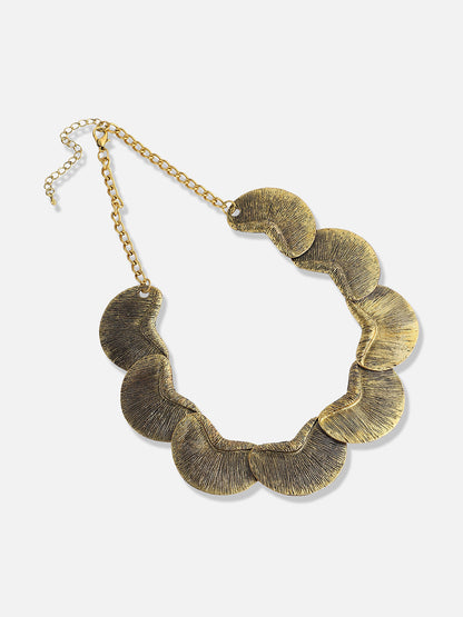 Gold Plated Designer Stone Party Necklace