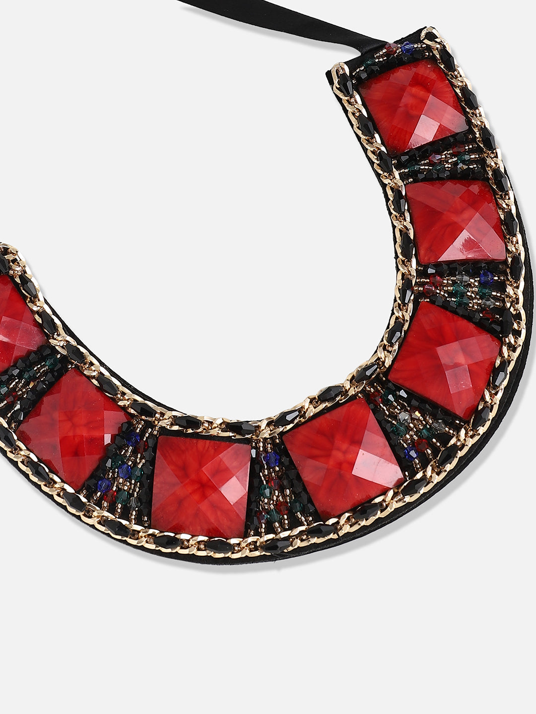 Silver Plated Designer Stone Party Necklace