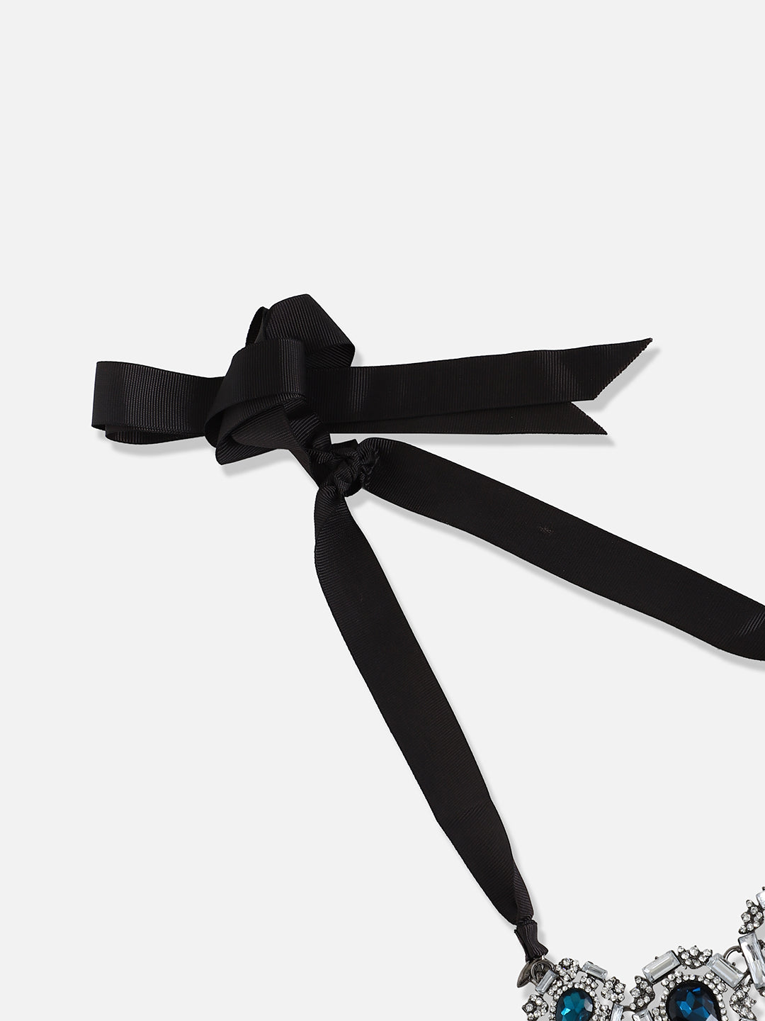 Silver Plated Designer Stone Party Necklace
