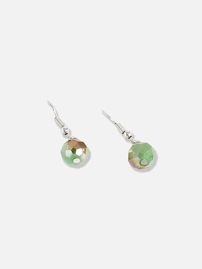 Silver Plated Designer Stone Casual Necklace and Earring Set