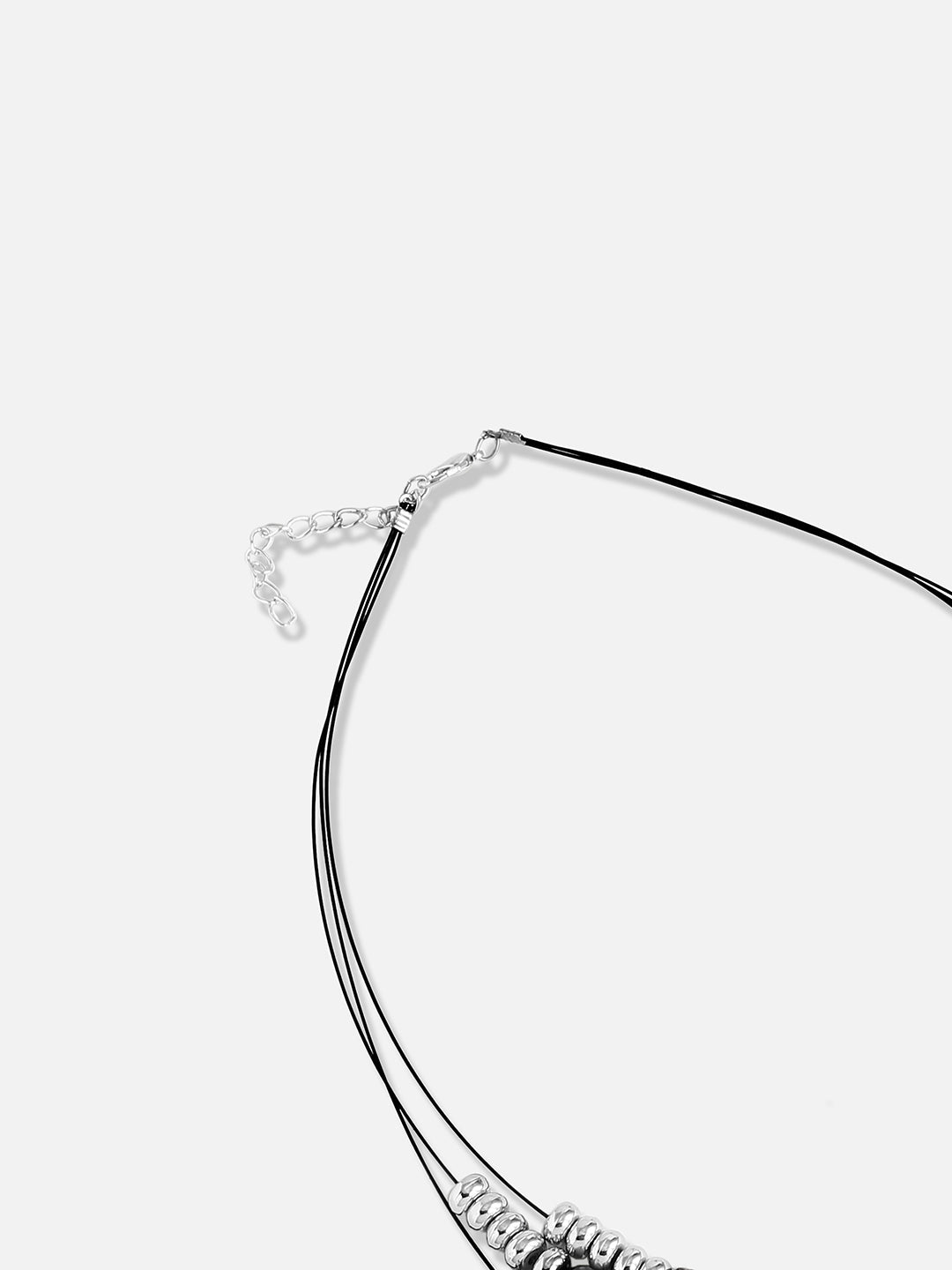 Silver Plated Designer Stone Casual Necklace and Earring Set