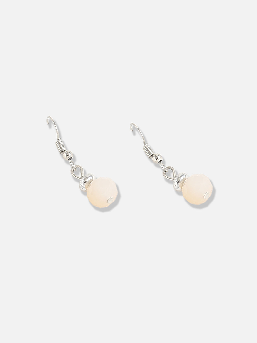 Silver Plated Designer Stone Casual Necklace and Earring Set