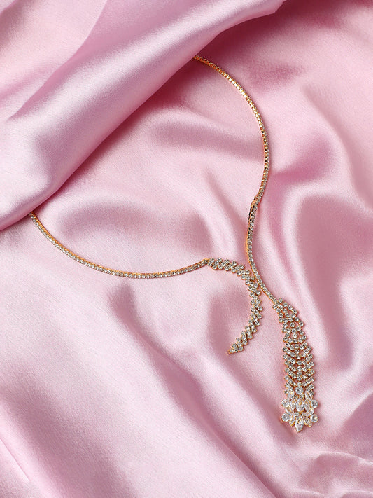 Silver Plated Designer Party Necklace