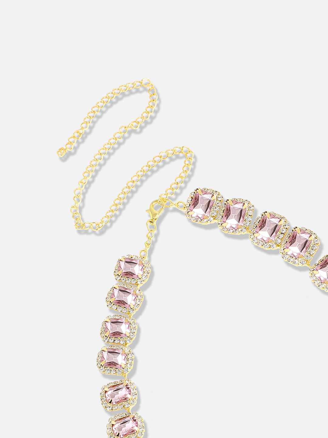 Silver Plated Designer Stone Casual Necklace