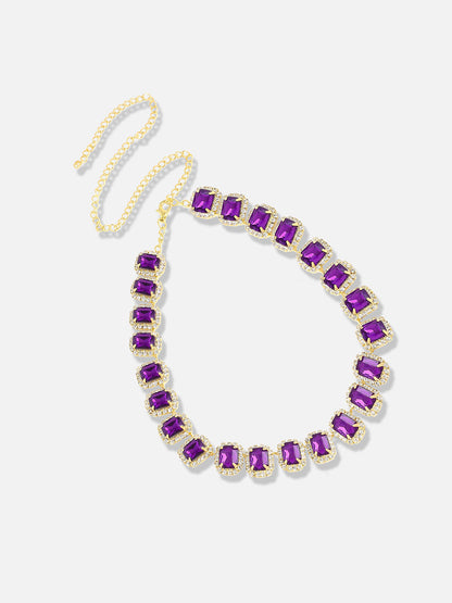 Silver Plated Designer Stone Casual Necklace