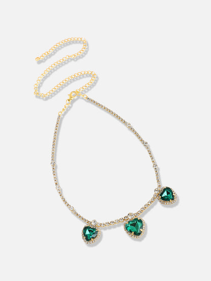Gold Plated Designer Stone Casual Necklace and Earring Set