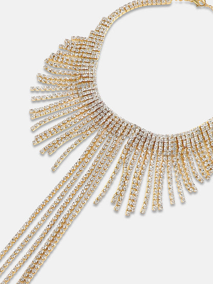 Artificial Stones Gold Plated Necklace