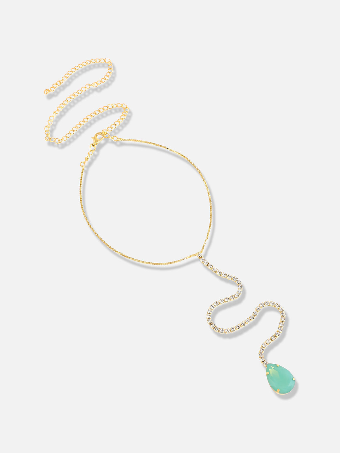 Silver Plated Designer Stone Party Necklace