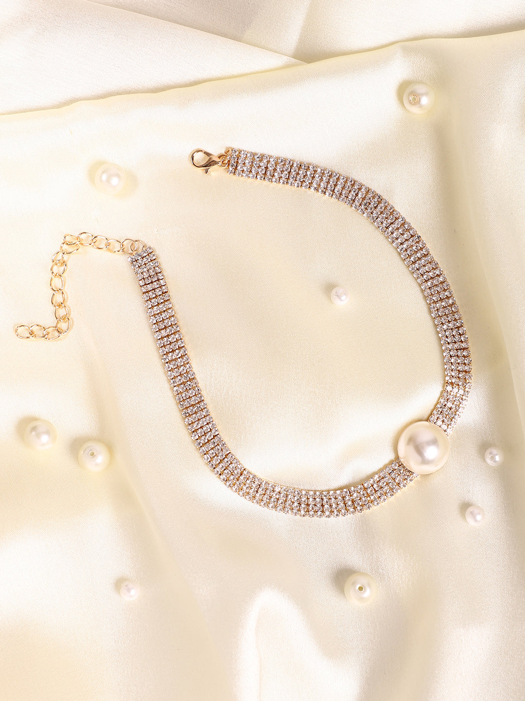 Gold Plated Designer Party Necklace