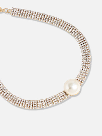 Gold Plated Designer Party Necklace