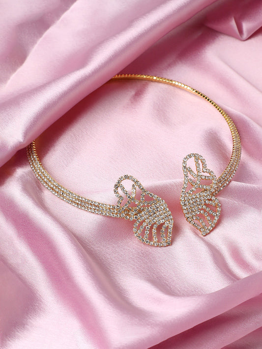 Gold Plated Designer Party Necklace