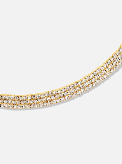 Gold Plated Designer Party Necklace