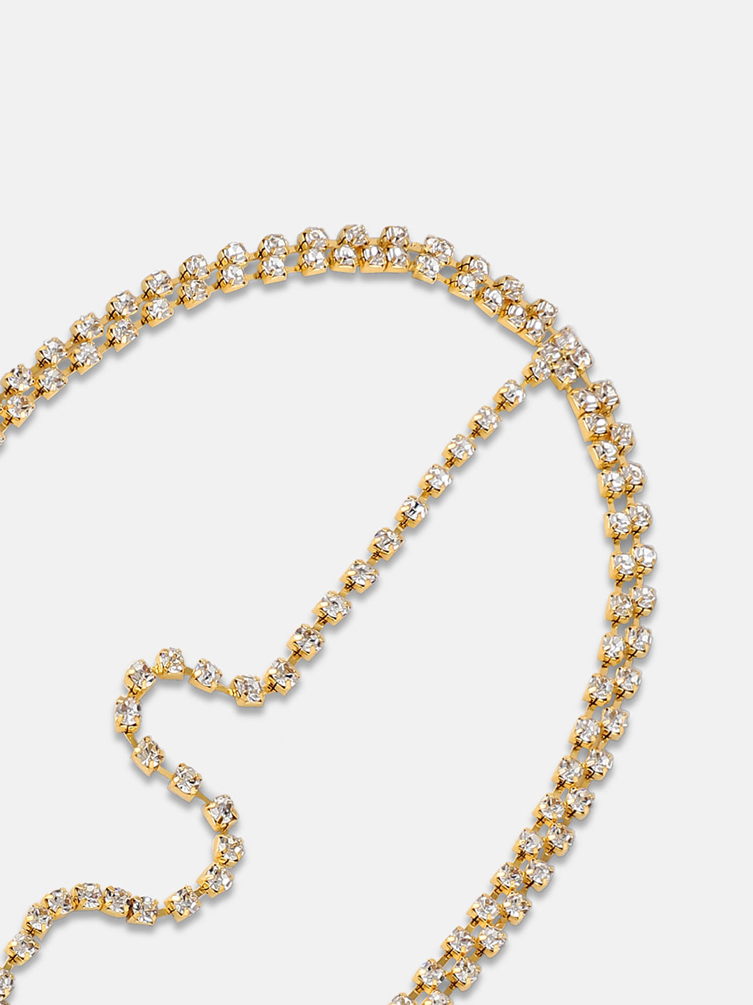 Gold-Plated Stone Studded Matha Patti Head Jewellery