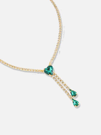 Silver Plated Designer Stone Party Necklace
