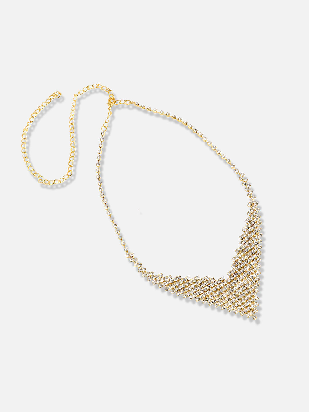 Silver Plated Designer Party Necklace and Earring Set