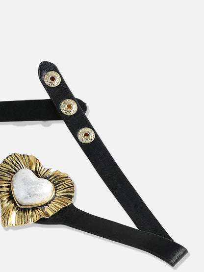 Gold-Plated Stone-Studded Necklace