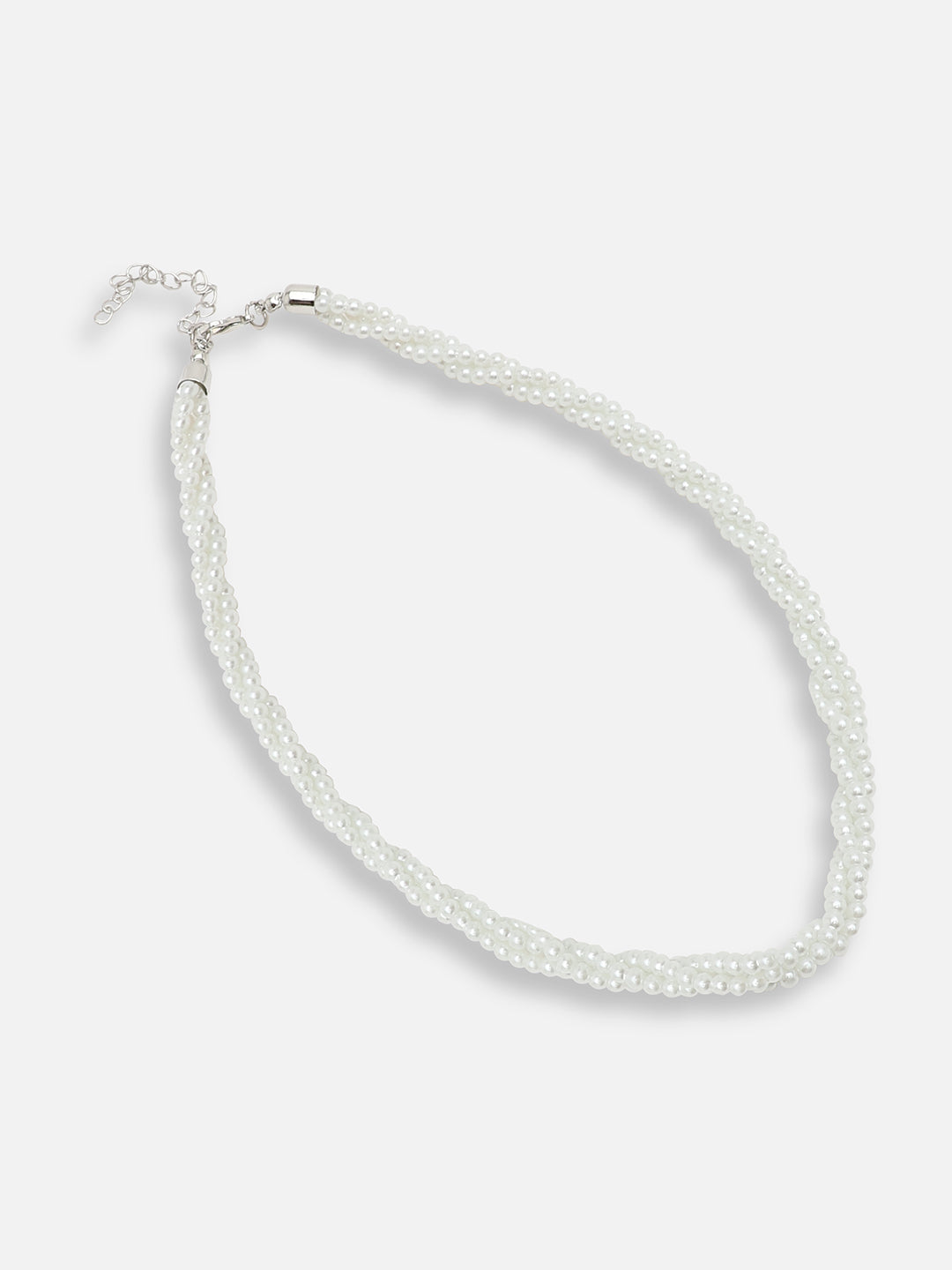GOLD PLATED PARTY PEARLS CHOKER NECKLACE FOR WOMEN
