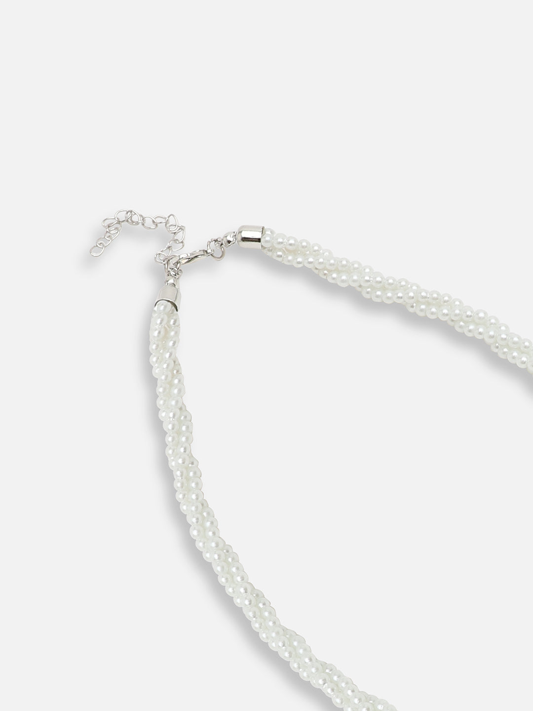 GOLD PLATED PARTY PEARLS CHOKER NECKLACE FOR WOMEN
