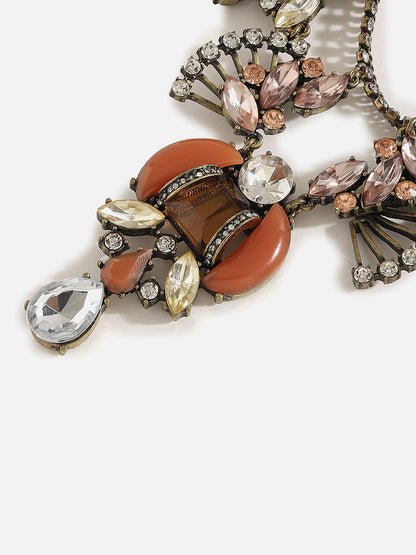 Gold Plated Designer Stone Necklace