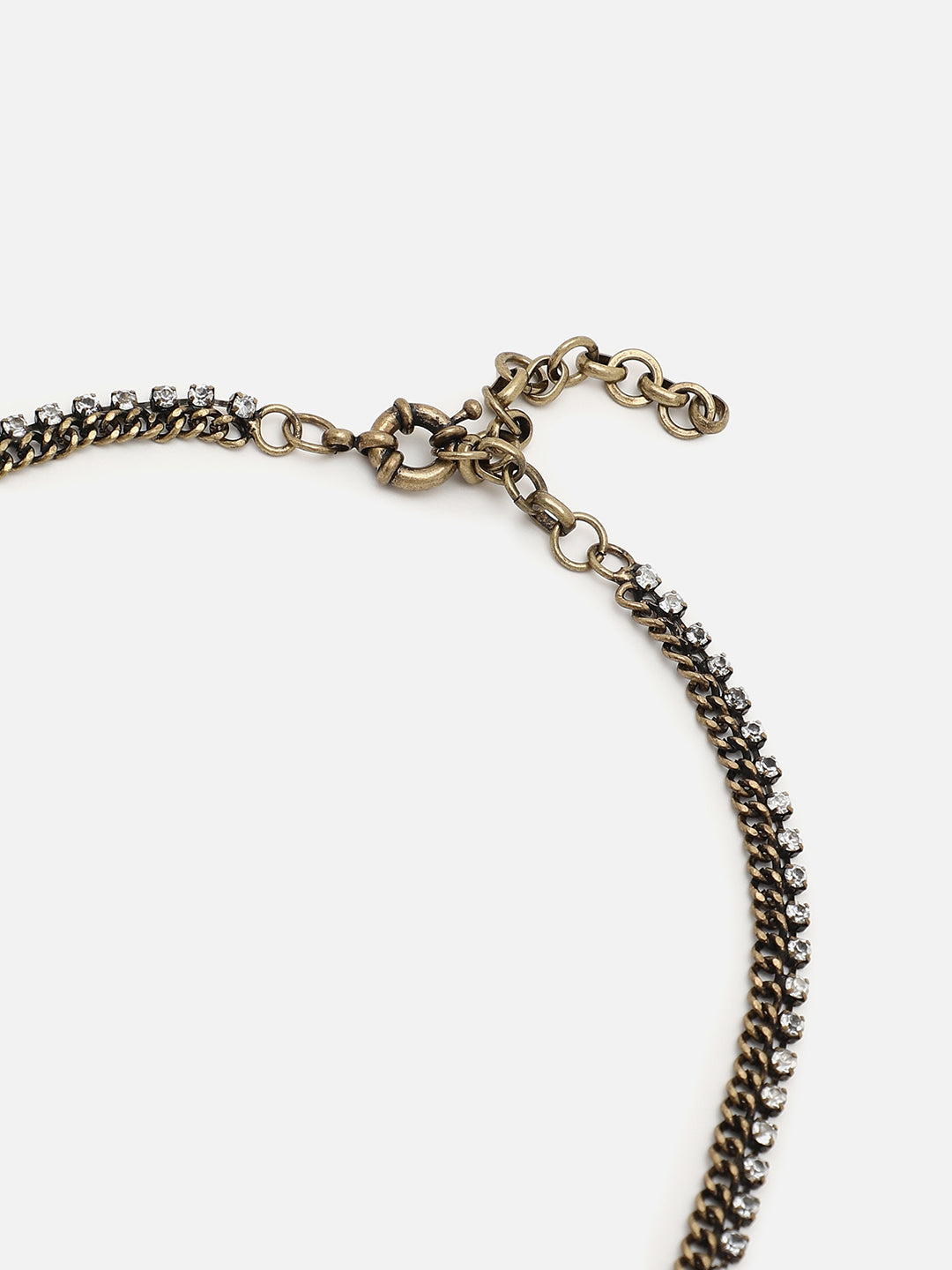 Gold Plated Designer Stone Necklace