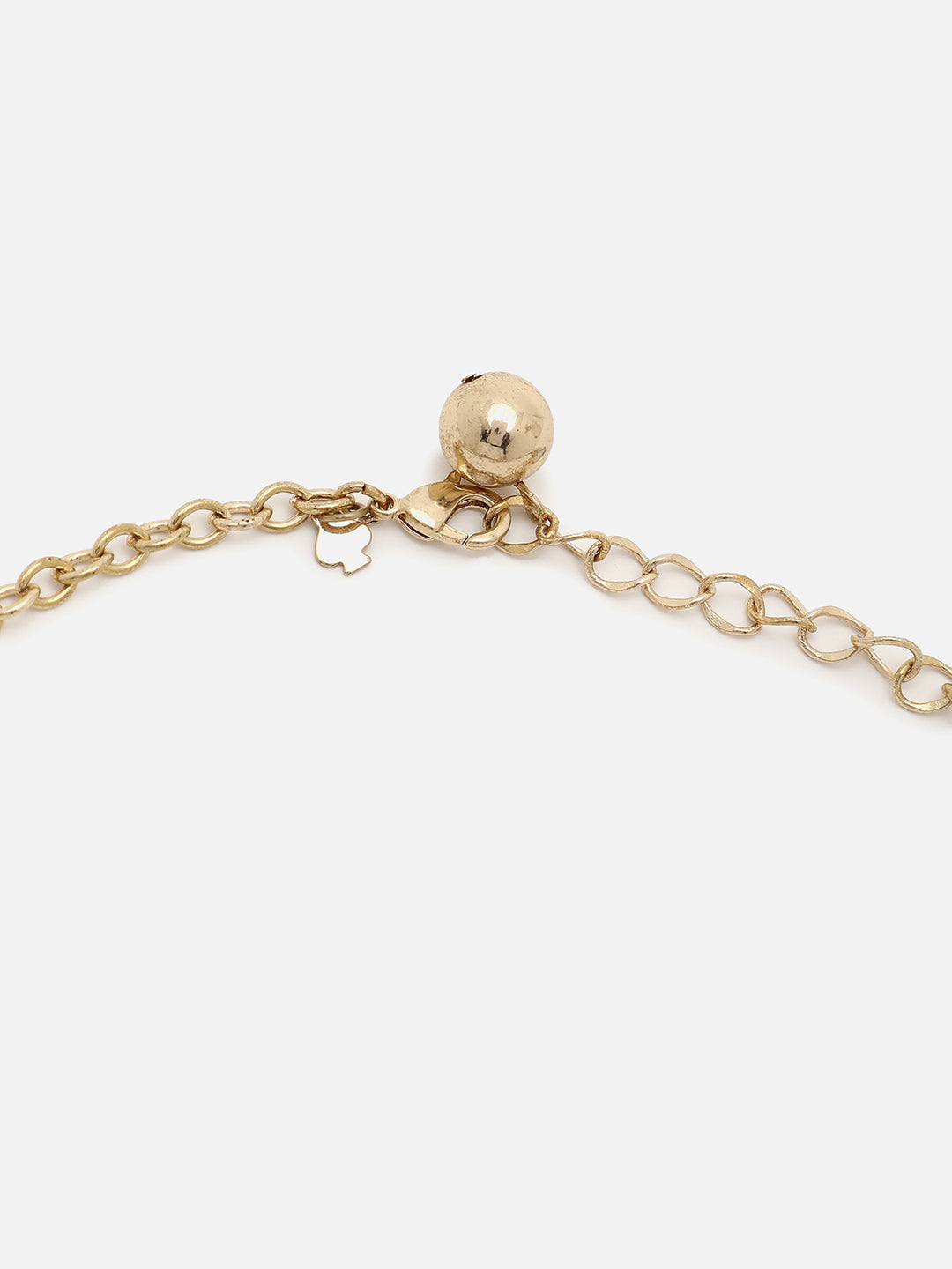 Gold Plated Designer Stone Necklace