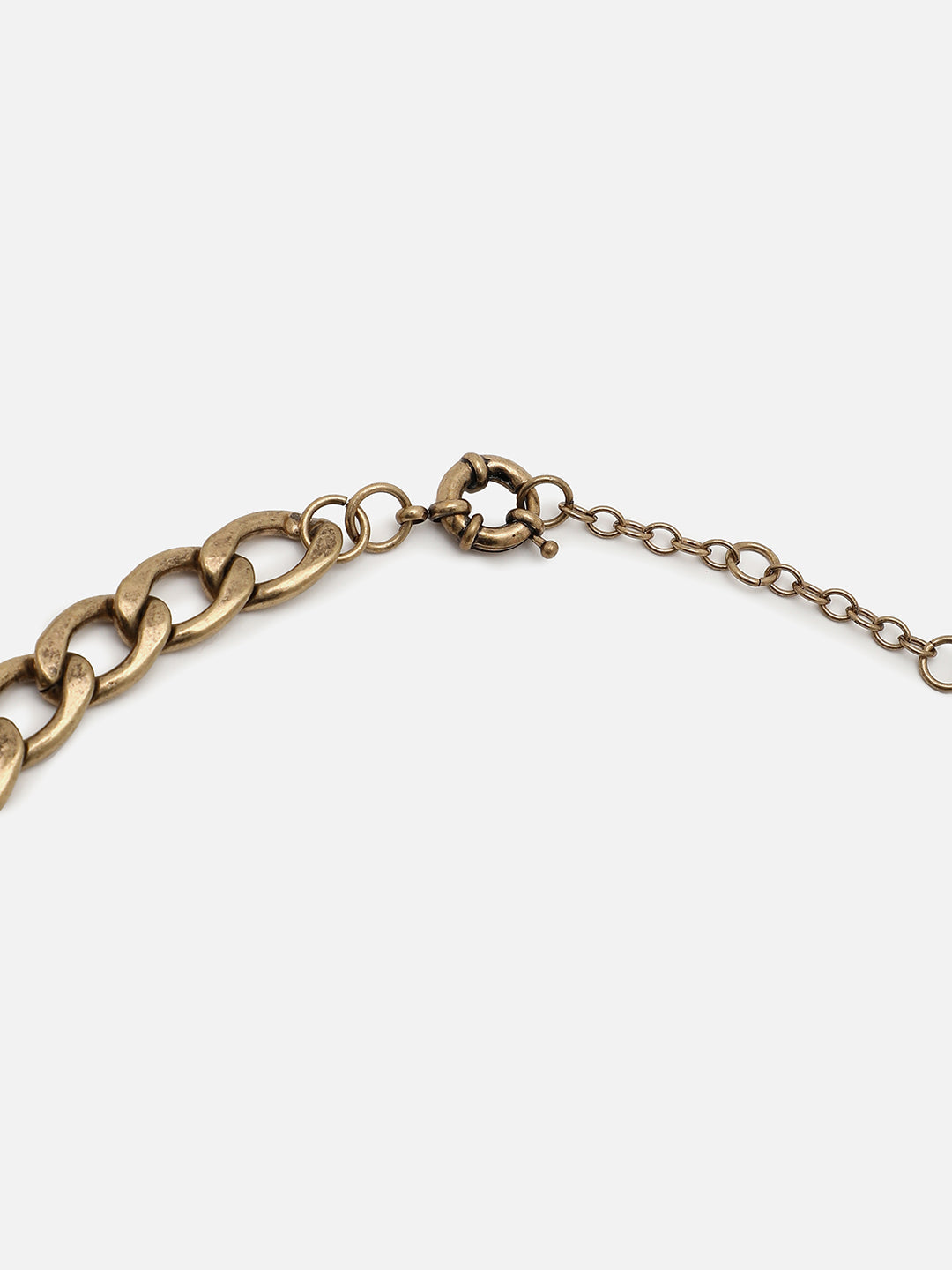 Gold Plated Designer Stone Necklace
