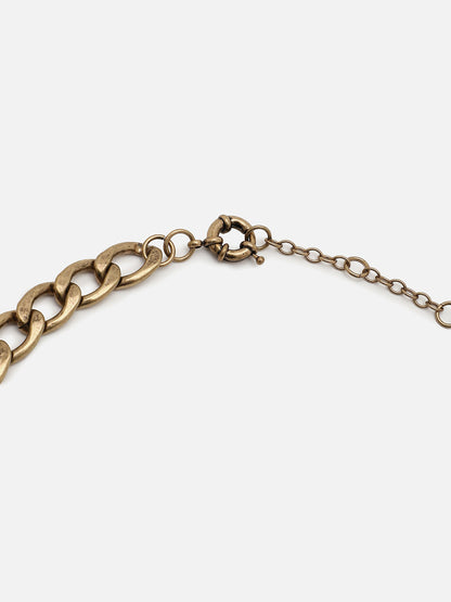 Gold Plated Designer Stone Necklace