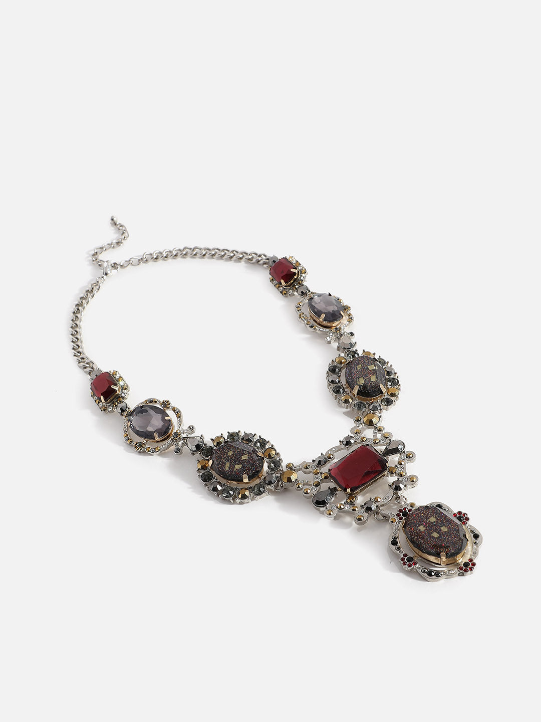 Gold Plated Designer Stone Necklace