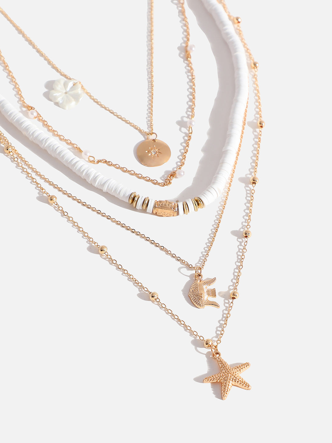 MULTI LAYERED GOLD PLATED NECKLACE