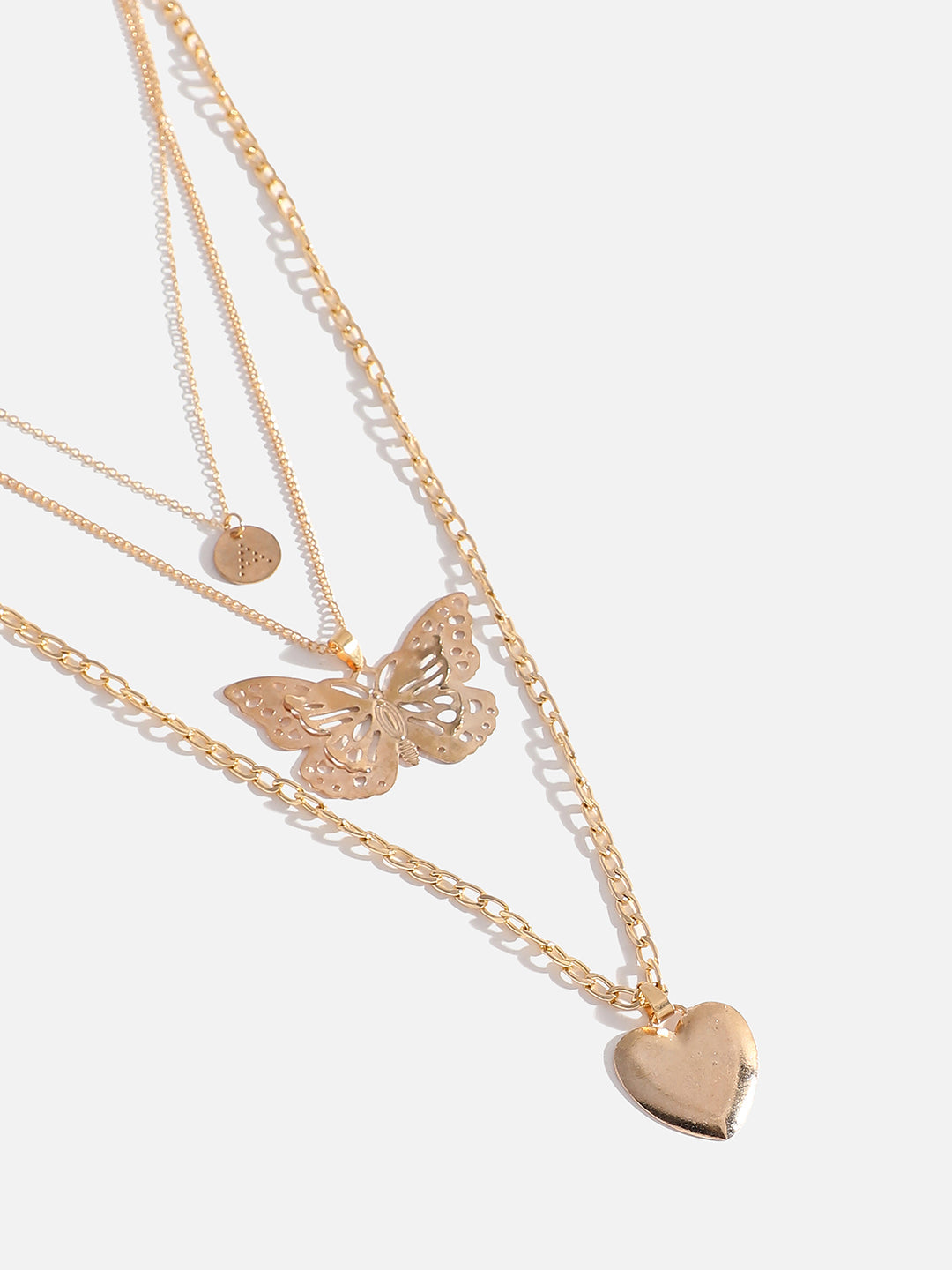 MULTI LAYERED GOLD PLATED NECKLACE