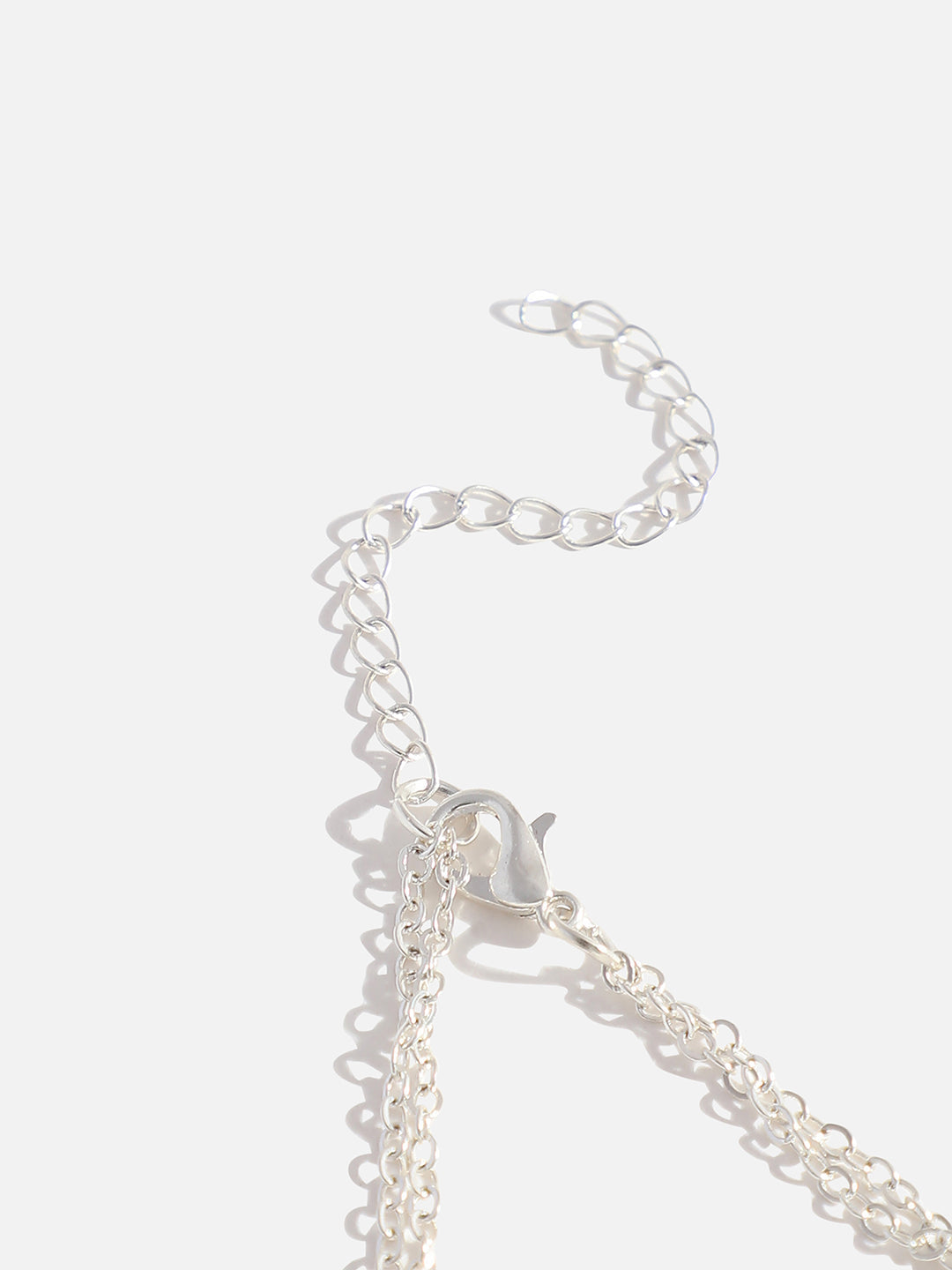 MULTI LAYERED WHITE BEADED NECKLACE