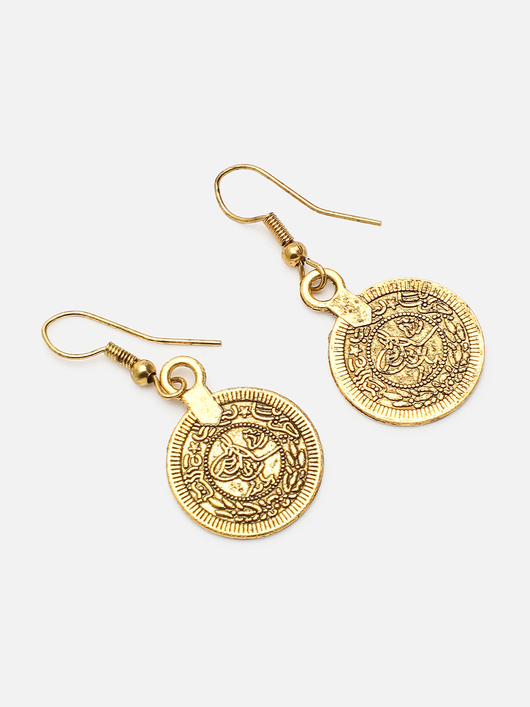 GOLD COINS DETAILING JEWELLERY SET