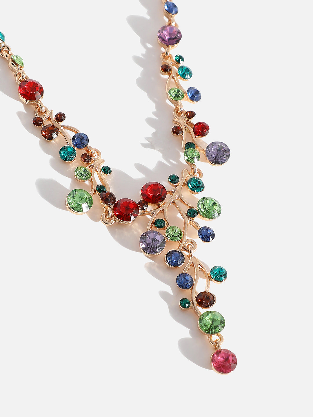 MULTI COLOUR STONES DESIGNER NECKLACE