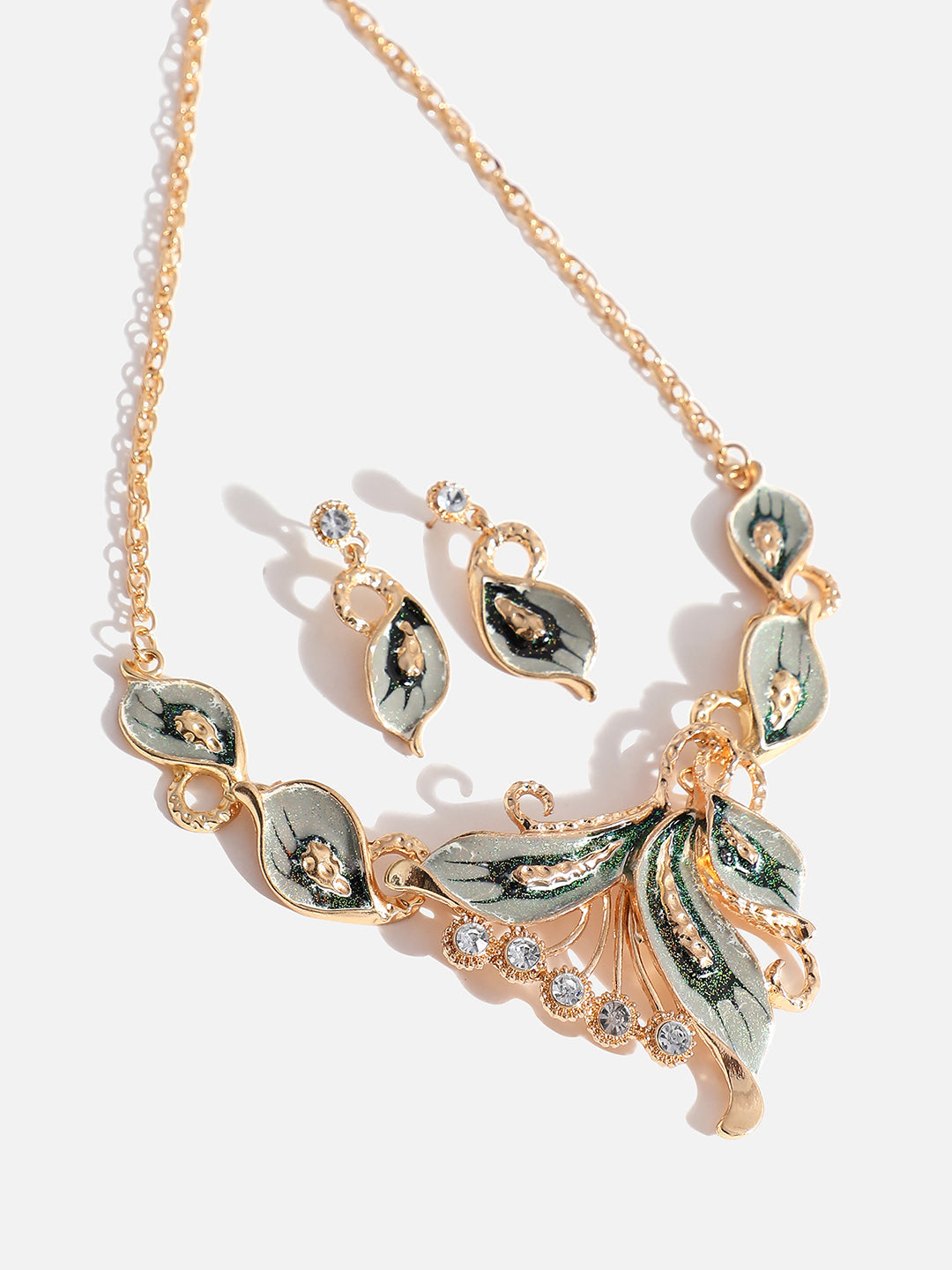 GOLD PLATED DESIGNER JEWELLERY SET
