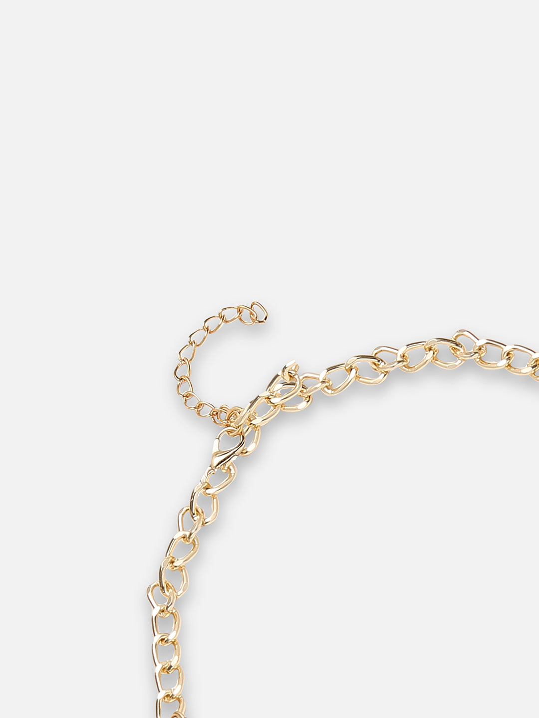 Gold Plated Stone Studded Jewellery Set