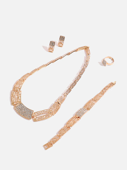 GOLD PLATED DESIGNER JEWELLERY SET