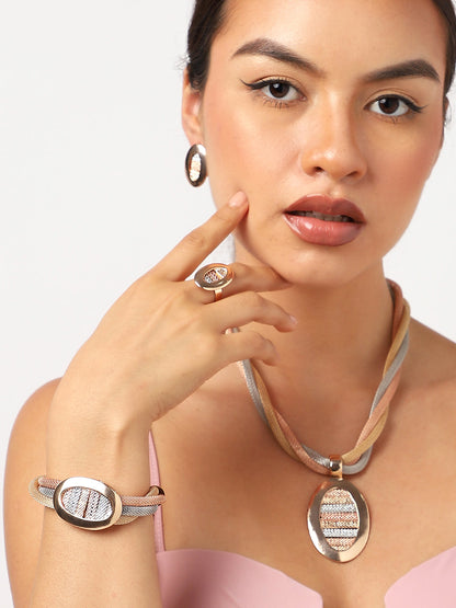 GOLD PLATED DESIGNER JEWELLERY SET