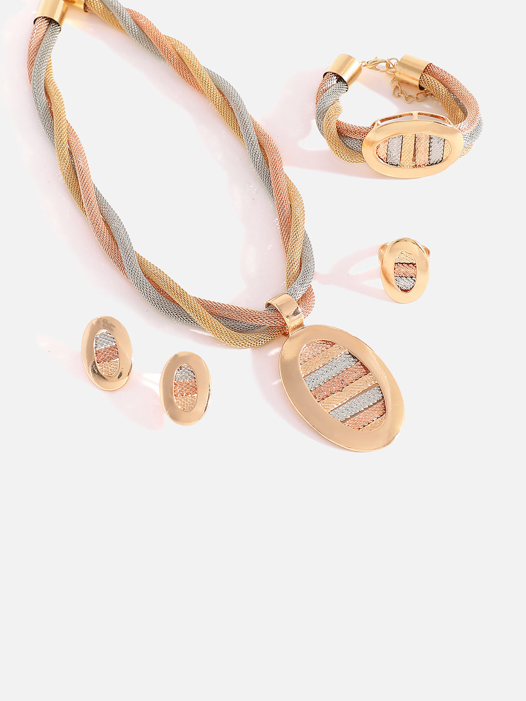 GOLD PLATED DESIGNER JEWELLERY SET