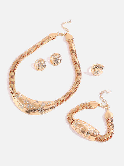 GOLD PLATED DESIGNER JEWELLERY SET