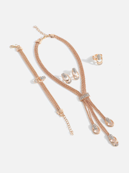 GOLD PLATED DESIGNER JEWELLERY SET