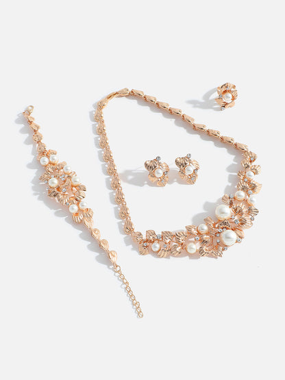 GOLD PLATED DESIGNER JEWELLERY SET