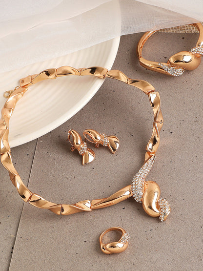 GOLD PLATED DESIGNER JEWELLERY SET