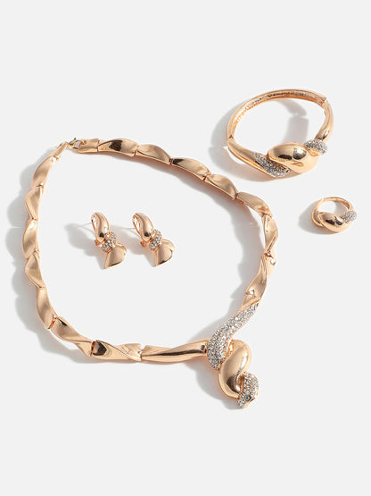 GOLD PLATED DESIGNER JEWELLERY SET