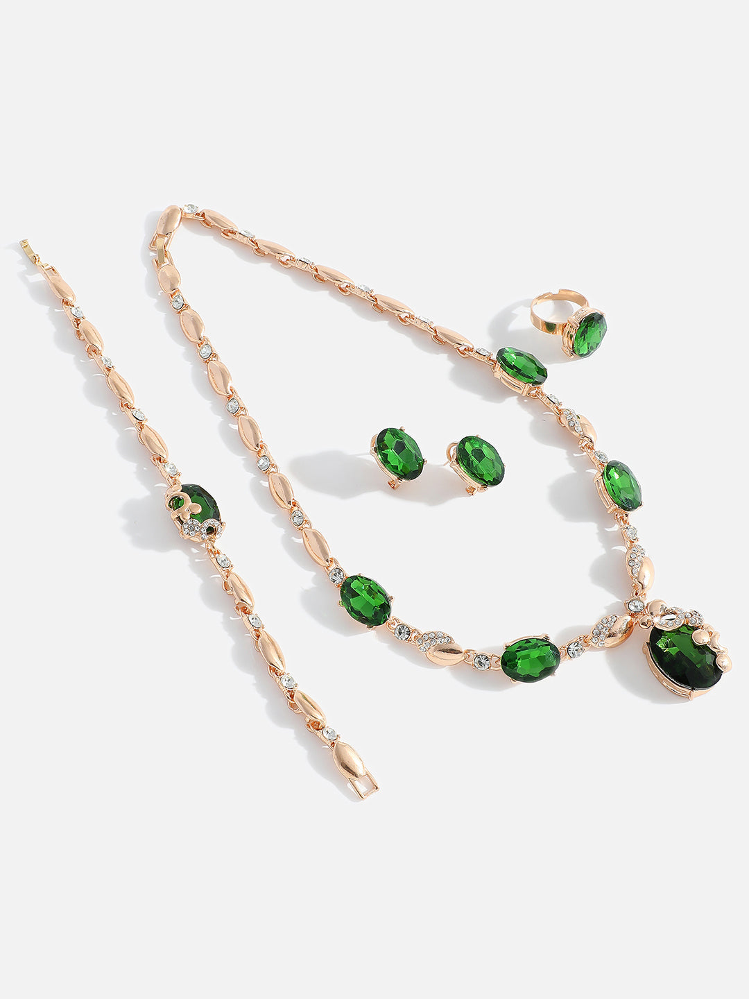 GOLD PLATED DESIGNER JEWELLERY SET